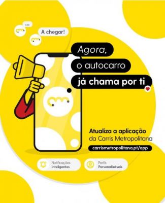 Atualização da App da Carris Metropolitana 