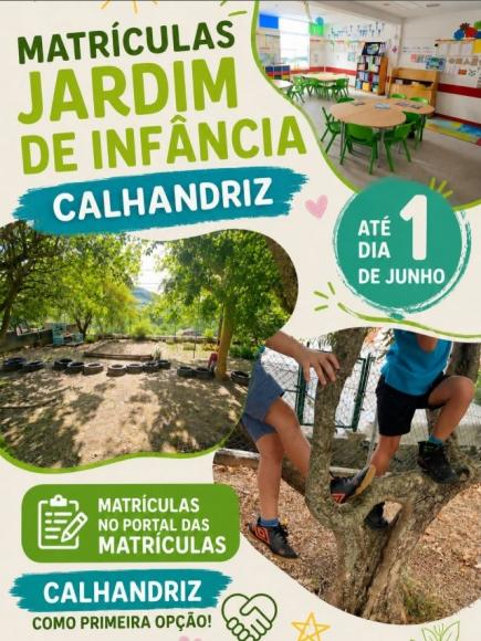 Inscri&ccedil;&otilde;es para o JI da Calhandriz at&eacute; dia 1 de Junho