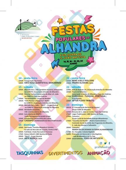 Festas Populares de Alhandra e em Honra de S. Jo&atilde;o Baptista