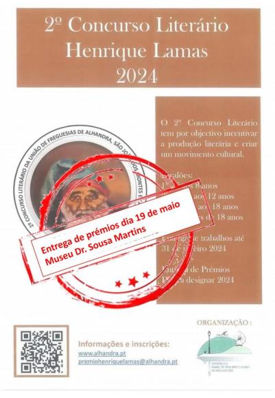 2&ordm; Concurso Liter&aacute;rio da Uni&atilde;o de Freguesias de Alhandra, S&atilde;o Jo&atilde;o dos Montes e Calhandriz - Henrique Lamas