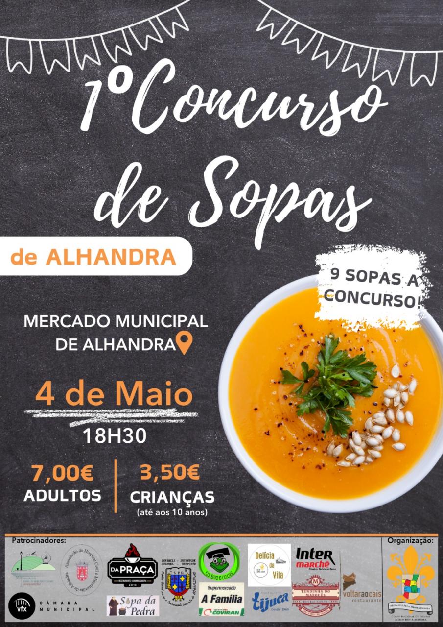 1° Concurso de Sopas no Mercado Municipal de Alhandra